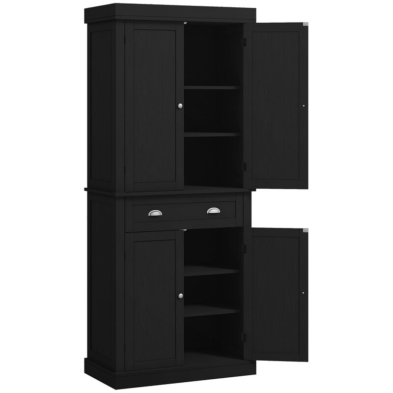 Hivvago Tall Kitchen Pantry Cabinet with Adjustable Shelves image number 0