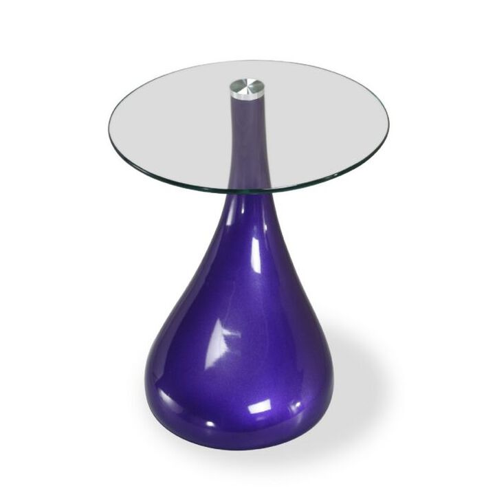 Lava Purple Accent Table