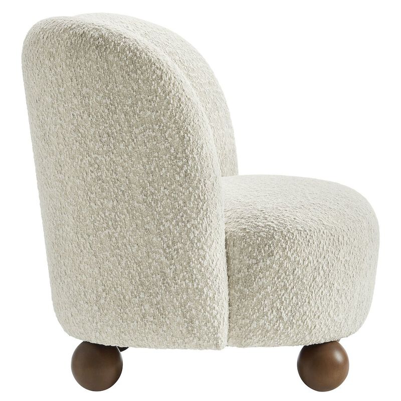 Monroe Boucle Fabric Accent Chair image number 3