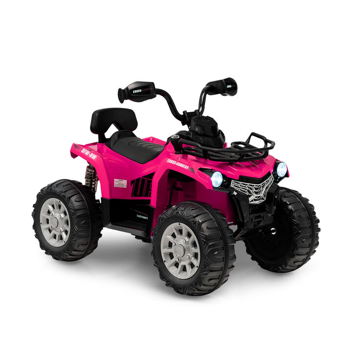 12V Electric Kids Ride-On ATV with 4-Wheel Design, MP3 and Headlights