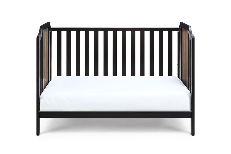Suite Bebe Brees 3-in-1 Convertible Island Crib Black/Brownstone