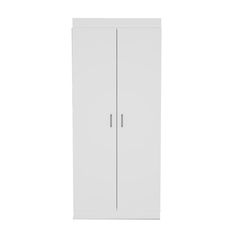 Varese Pantry Cabinet, Double Door,Five Shelves -White