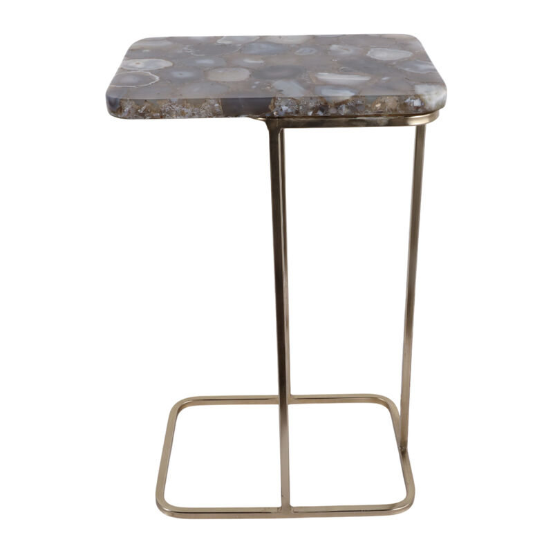 24x15 Agate Top C-Table image number 0