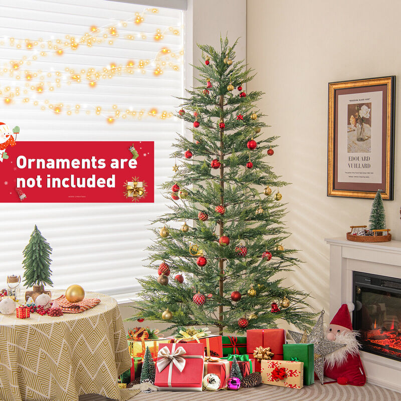 Artificial Cypress Christmas Tree Pre-lit Hinged-6.5 ft image number 5