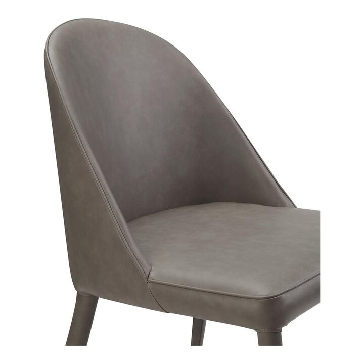 Moe's Home Collection Burton Dining Chair, Grey