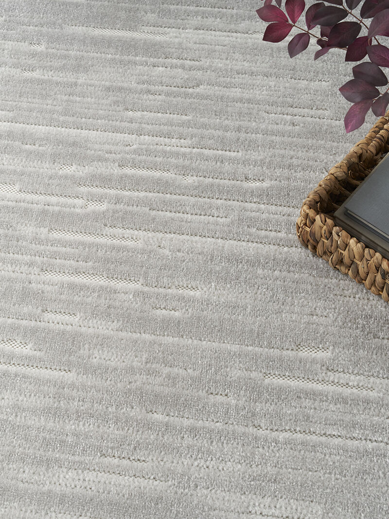 Care Free CAF04 Light Gray 9'2" x 12' Rug