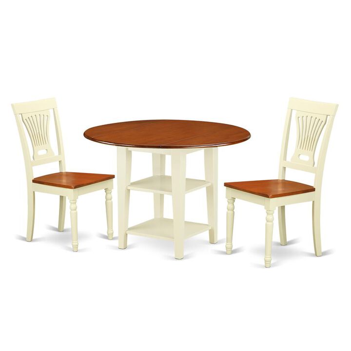 Dining Room Set Buttermilk & Cherry