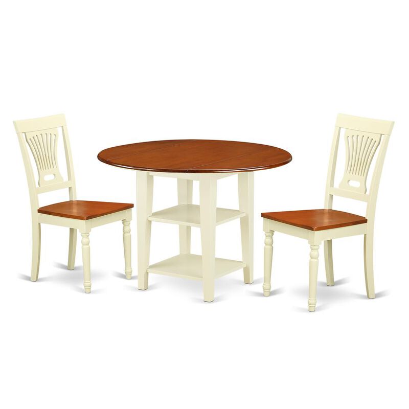 Dining Room Set Buttermilk & Cherry
