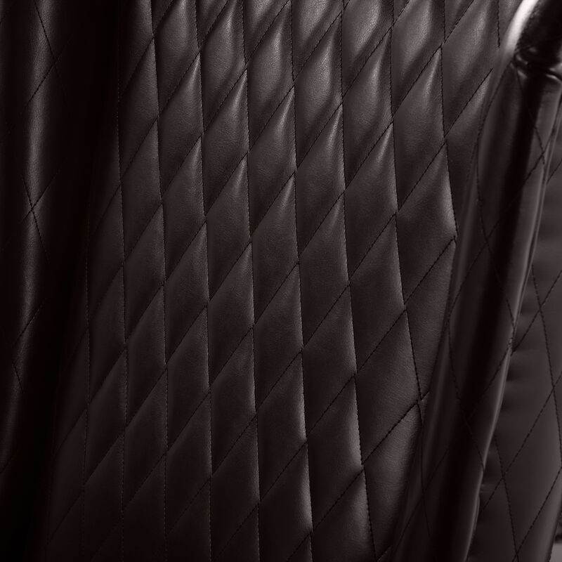 Montzi  Faux Leather Accent Chair image number 6