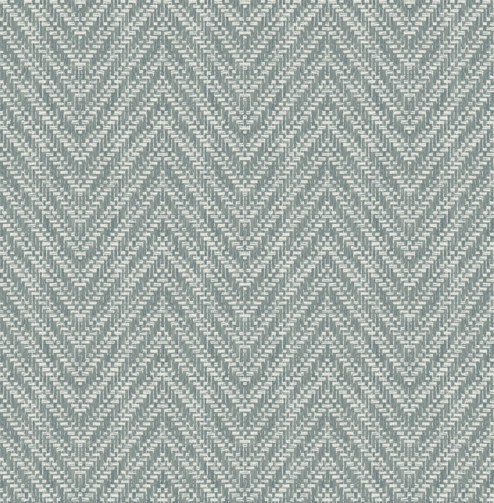 Glynn Denim Chevron Wallpaper (Set of 2)
