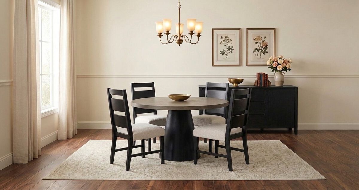Mirren Wood 5-Piece Dining Set