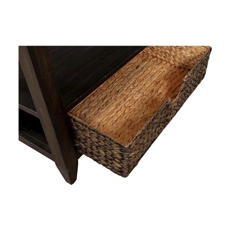 Liberty Furniture Mill Creek 2 Drawer Sofa Table in Peppercorn image number 4