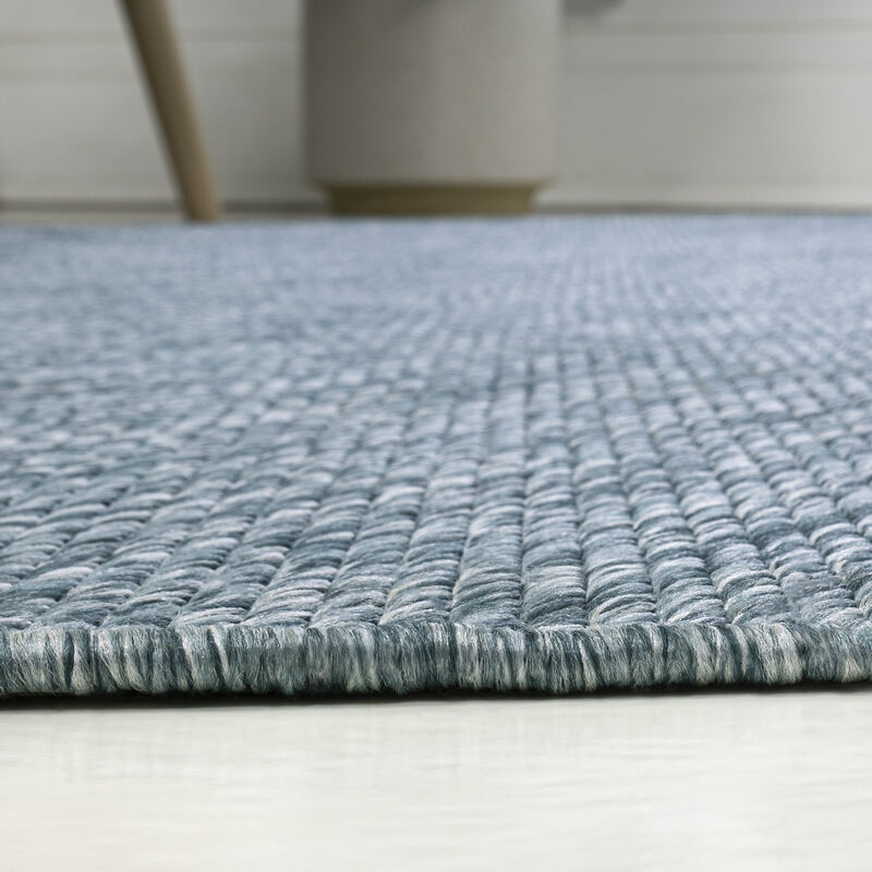 Evan Modern Rustic Organic Curve Area Rug