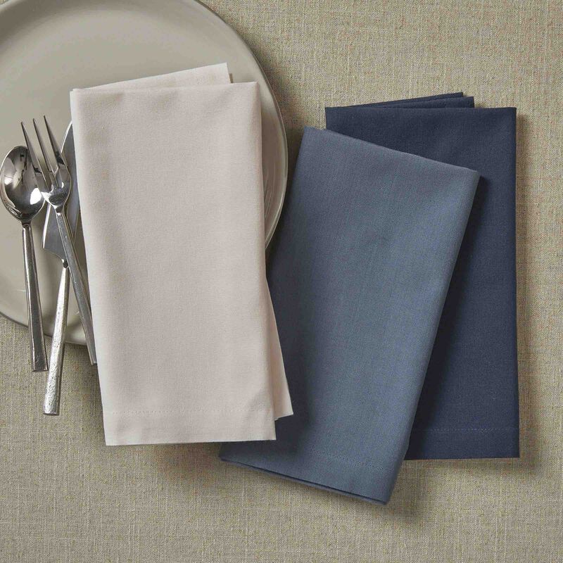 Split P Marine Blue Elements Solid Napkin Set of 4