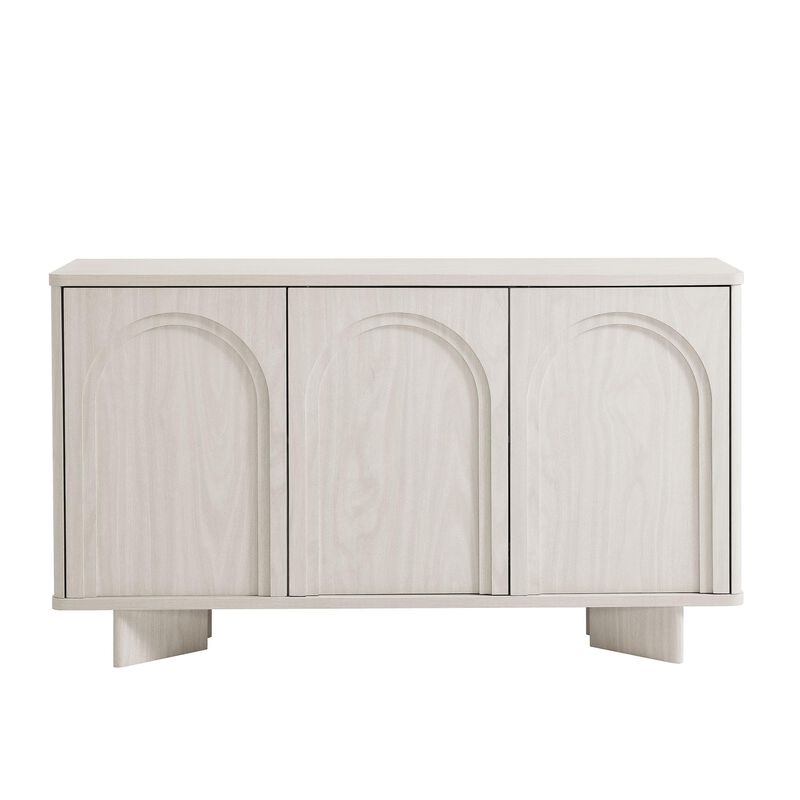 Flux Arched Door Sideboard in White Wash image number 7