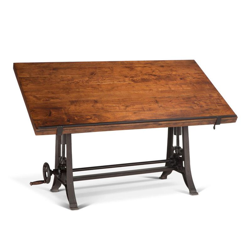 Belen Kox Vintage Industrial Drafting Desk, Belen Kox image number 0