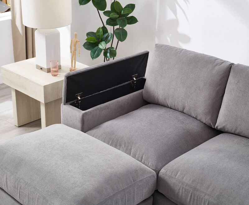 Monind U-Shaped Sectional Sofa image number 4