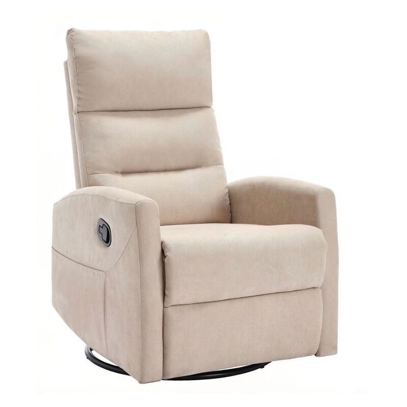 GOODSILO Manual Recliner Chair with Swivel and Rocking Function for Comfortable Living Room Seating image number 0