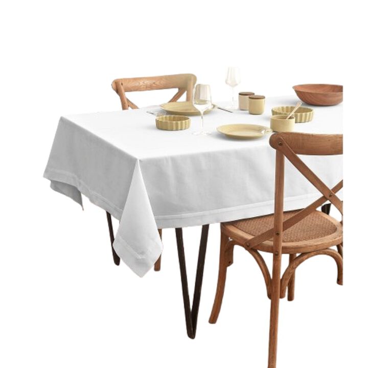 Cotton Linen Tablecloth - Dru - Cotton Linen Plain