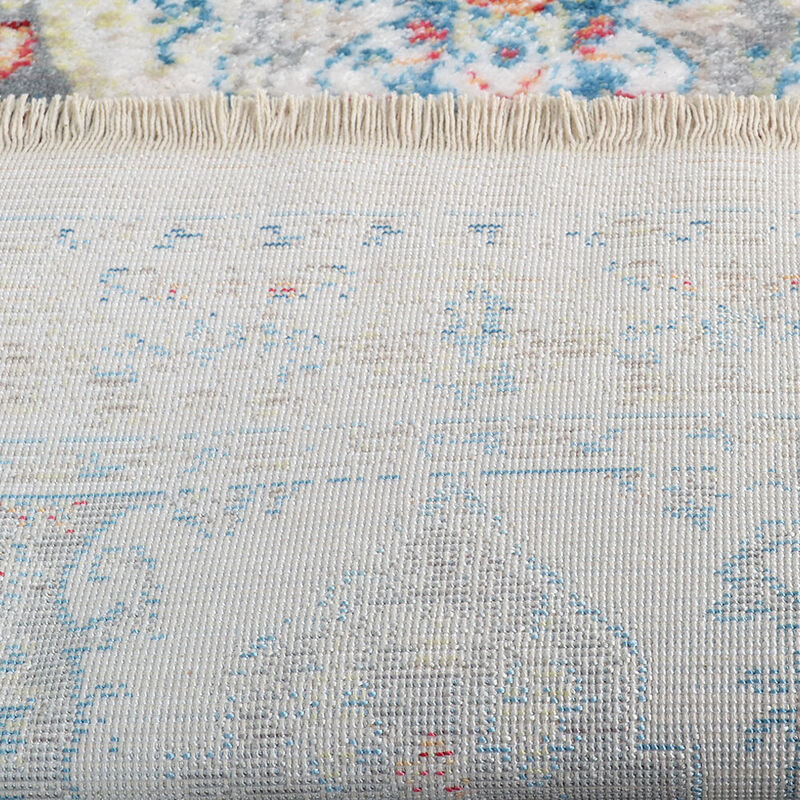 RUGSOTIC CARPETS MACHINE MADE POLYESTER AREA RUGS  - Rectangle Shape, Classic Oriental Traditional  Design, Low Pile Machine Made Area Rugs (M00071) image number 5