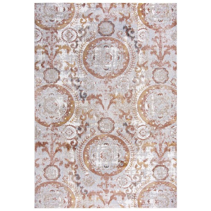 Lavish Neutral 3'11" x 5'6" Power-Loomed Rug