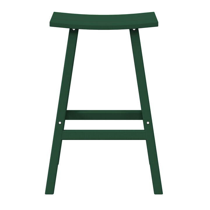 WestinTrends Westintrends 29" height Outdoor / Patio Saddle bar stool