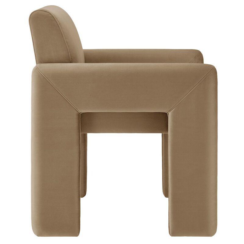 Daven Stain-Resistant Performance Velvet Dining Armchair image number 4