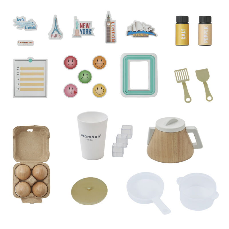 Little Chef Atlanta Modular Play Kitchen, Blue/Gold image number 3