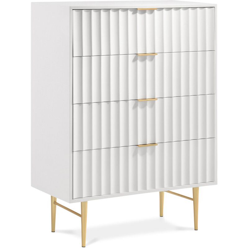 Meridian Furniture Modernist White Gloss Chest