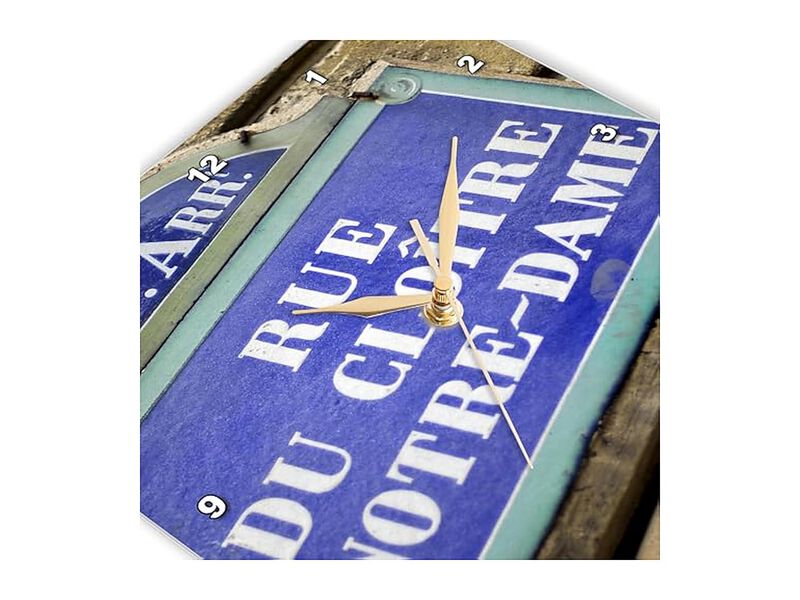 Paris France Notre Dame Cathedral Wall Clock 10 Inch Home Decor image number 3