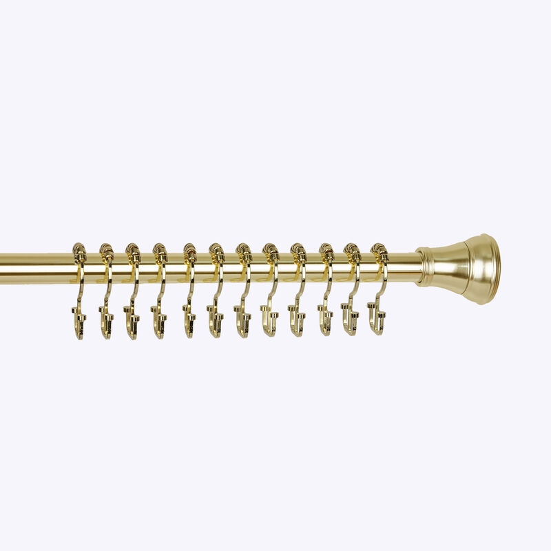 Utopia Alley Rust-Resistant Metal Double Shower Curtain Hooks, Shower Hooks Hangers for Bathroom, Kitchen Utensils, Curtains, Clothing, Towels etc - Set of 12 image number 2