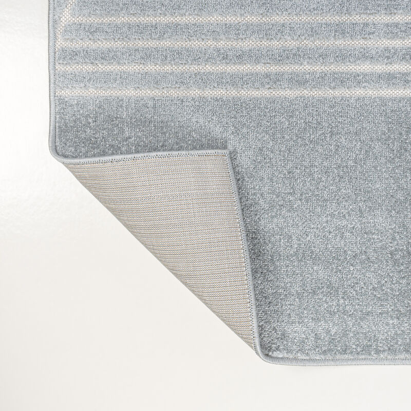 Nordby Geometric Arch Scandi Striped Area Rug