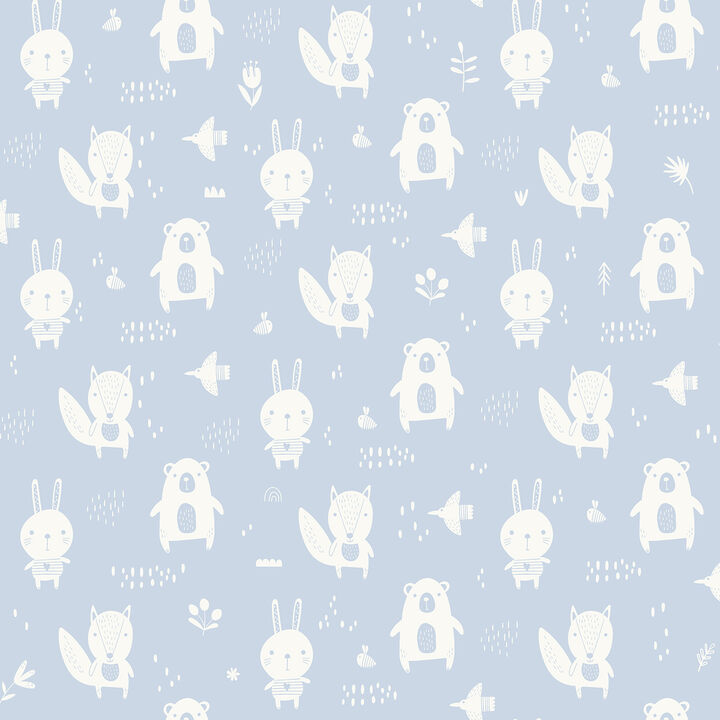 Little Animal Friends Wallpaper