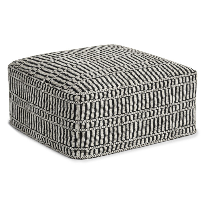Safford Square Woven Outdoor/Indoor Pouf