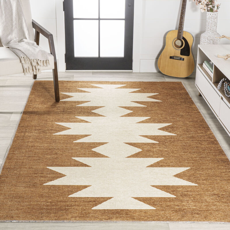 Chayton Minimalist Geometric Machine-Washable Indoor Area Rug