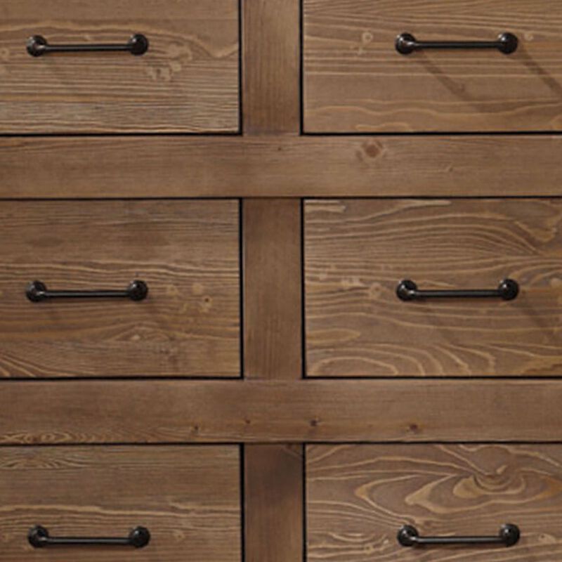 Capacious Wooden Dresser, Antique Oak