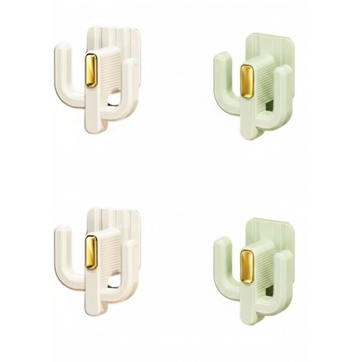 Shoe Organizer White 4 Pack Wall Mounted Rack Hanging Shelf