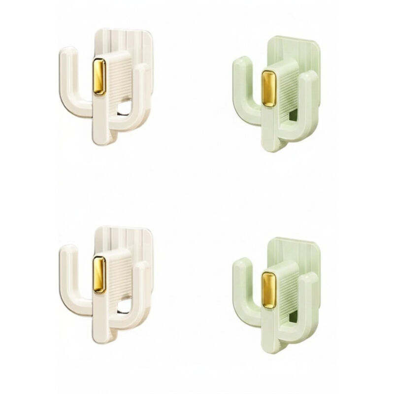 Shoe Organizer White 4 Pack Wall Mounted Rack Hanging Shelf image number 0