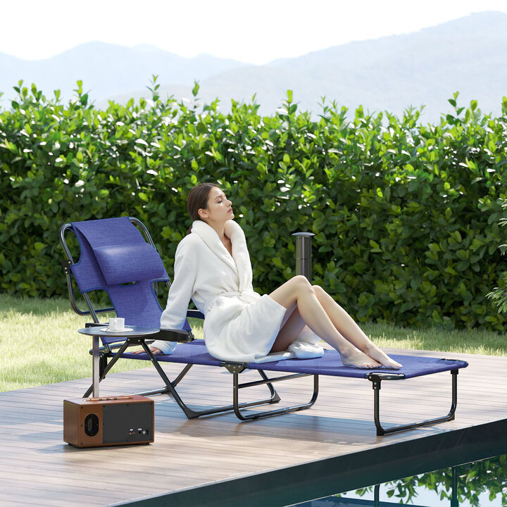 Hivvago Adjustable Reclining Patio Lounge Chair