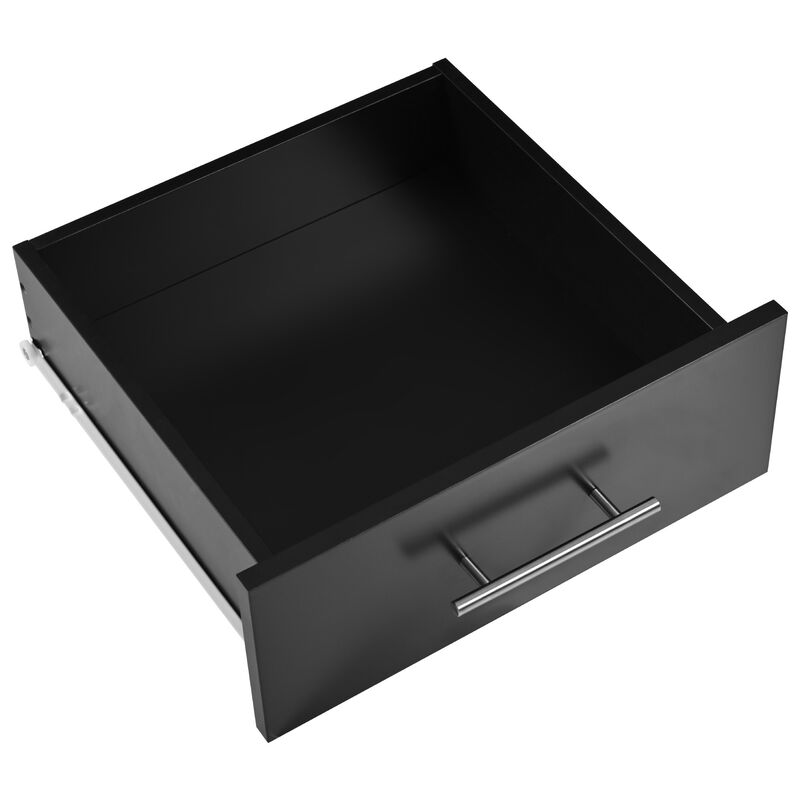 Rolling Kitchen Cart with Drop Leaf, Drawers, Towel Rack, and Pull-Out Storage