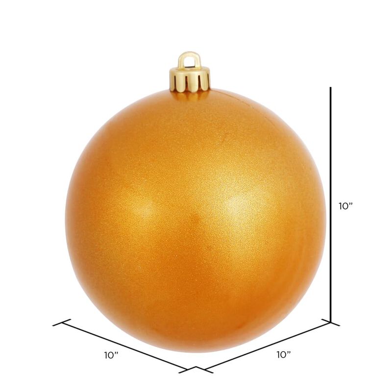 Vickerman Antiq Gold Candy Ball UV Drilled Cap - image number 1