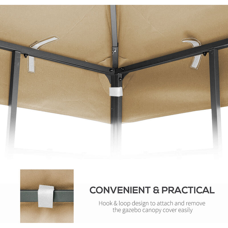 Streamdale 10'x10' Gazebo Canopy Cover image number 4