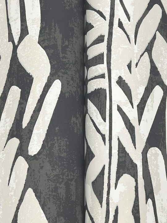 Timira Charcoal Wallpaper