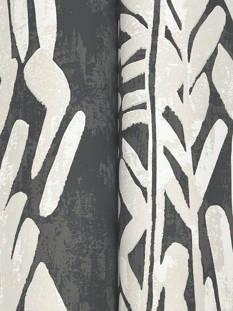 Timira Charcoal Wallpaper (Set of 2) image number 1