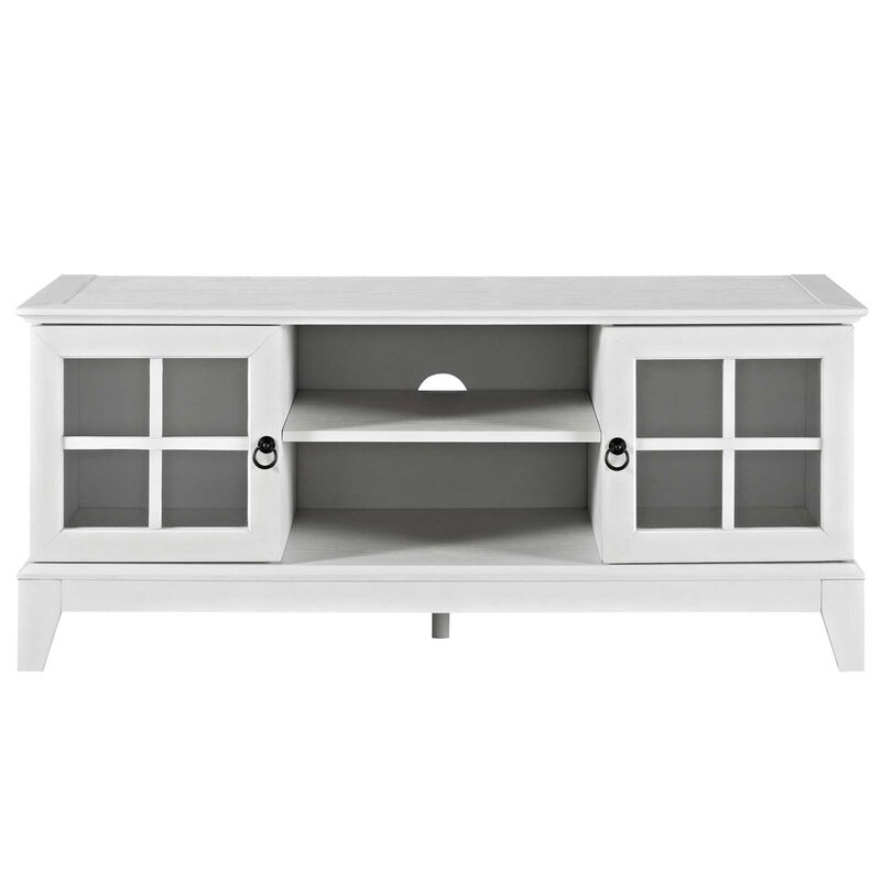 Modway Isle Coastal Contemporary 47 Inch TV Stand in White image number 2