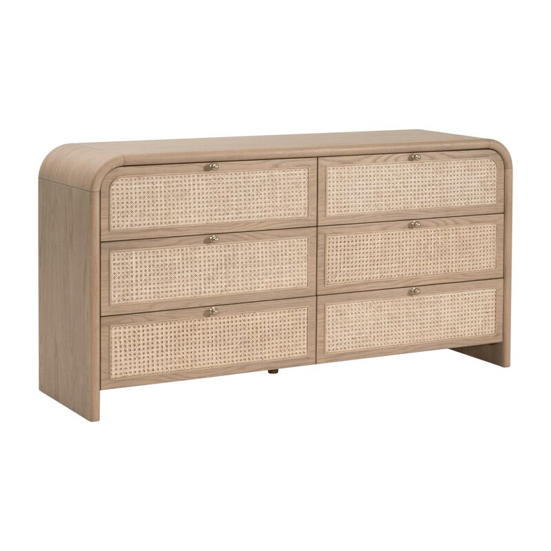 Cannes 6-Drawer Double Dresser image number 1