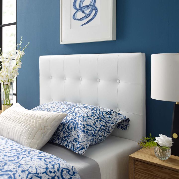 Modway - Emily Twin Upholstered Vinyl Headboard
