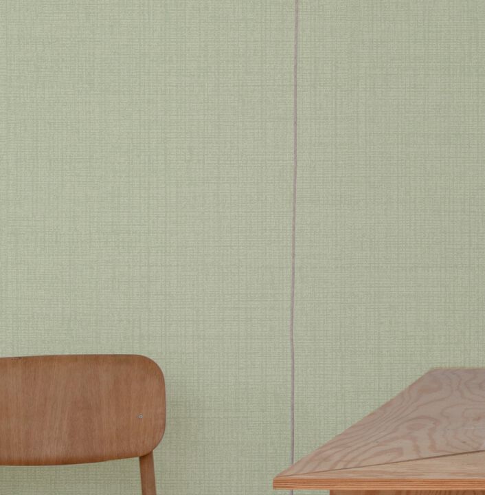 Little Dreamers Textile Plain Green Wallpaper GDIC1013