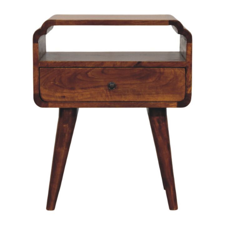 Artisan Furniture Solid Wood Newton Chestnut Nightstand
