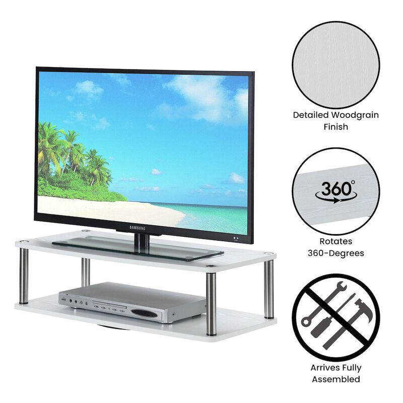 Convience Concept, Inc. Designs2Go XL Double Tier Swivel Riser for TVs up to 37 Inches